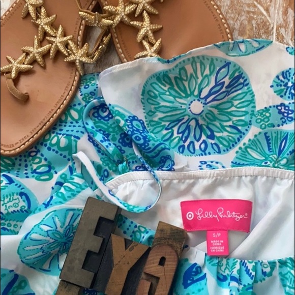 🌴LILLY PULITZER x Target Flounce Sundress in Sea Urchin for You Print - Picture 6 of 10
